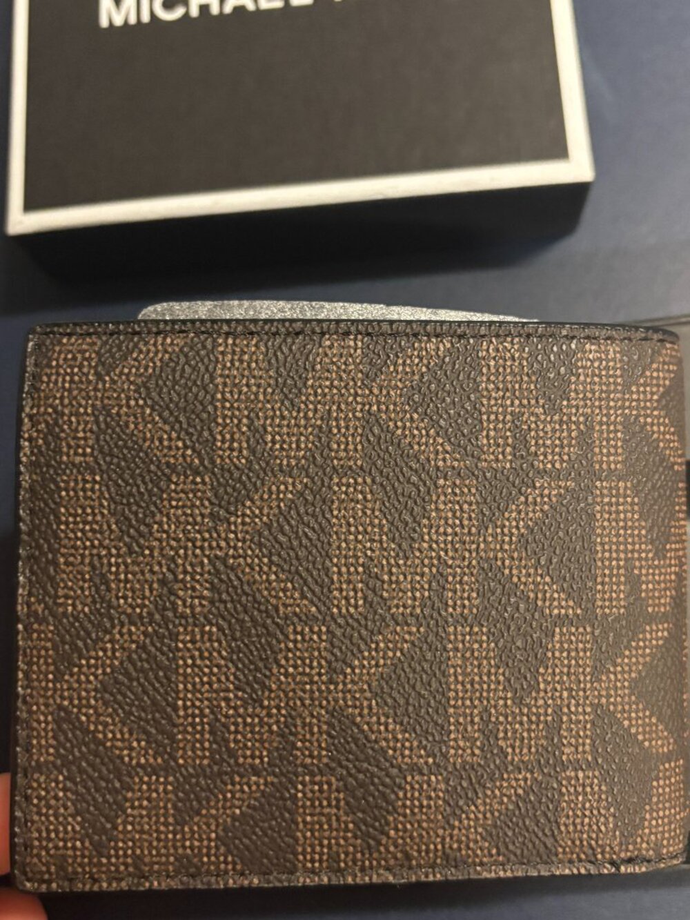 NWT Michael Kors Wallet Jet Set Mens Brown